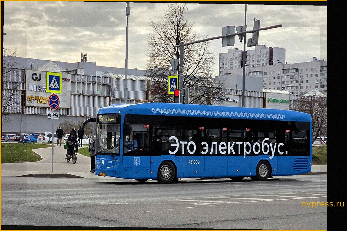 Москва: Электробусы Мосгортранса заряжались чистой энергией АЭС в 2025 году