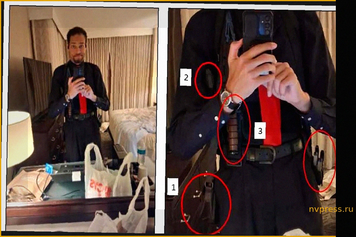 Человек, совершивший попытку покушения на Трампа, сфотографировался с оружием за несколько минут до стрельбы